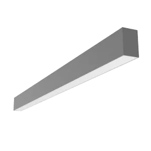 Светодиодный светильник VARTON X-line для сборки в линию 40 Вт 3000 К 1990x63x100 мм RAL9003 белый муар