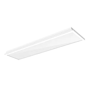 Светодиодный светильник "ВАРТОН" тип кромки V-Clip® 1500*300*70мм 36 Вт 3000К IP40 с равномерной засветкой с рассеивателем опал в комплекте RAL9010 белый муар