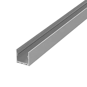 Алюминиевый профиль для LED ленты встраиваемый 2530х35х35мм в комплекте рассеиватель опал, 2 торцевых крышки и 3 монтажные скобы