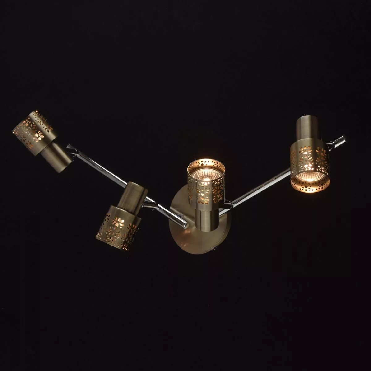 Светильник спот De Markt Азур бронзовый 540021104