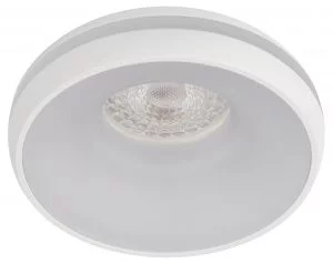 Встраиваемый светильник декоративный ЭРА DK100 WH MR16 GU5.3 белый