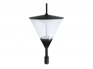 Светильник ландшафтный торшерного типа/ светильник-столбик/ световая тумба APEX LED 80W RW 830 RAL9005 1732000030