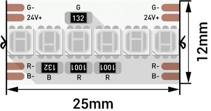 Лента светодиодная DesignLed DSG8A240 DSG8A240-24-RGB-33 (DSG8A240-24-RGB-33)