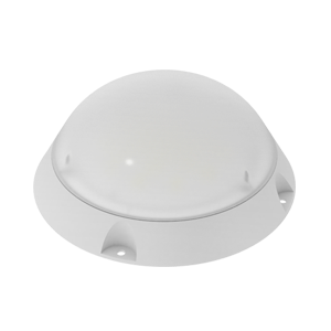 Светодиодный светильник "ВАРТОН" ЖКХ круг IP65 185*70 мм антивандальный 10 ВТ 4000К с микроволновым датчиком