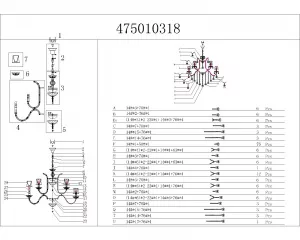 Потолочный светильник CHIARO Ивелина хром 475010318
