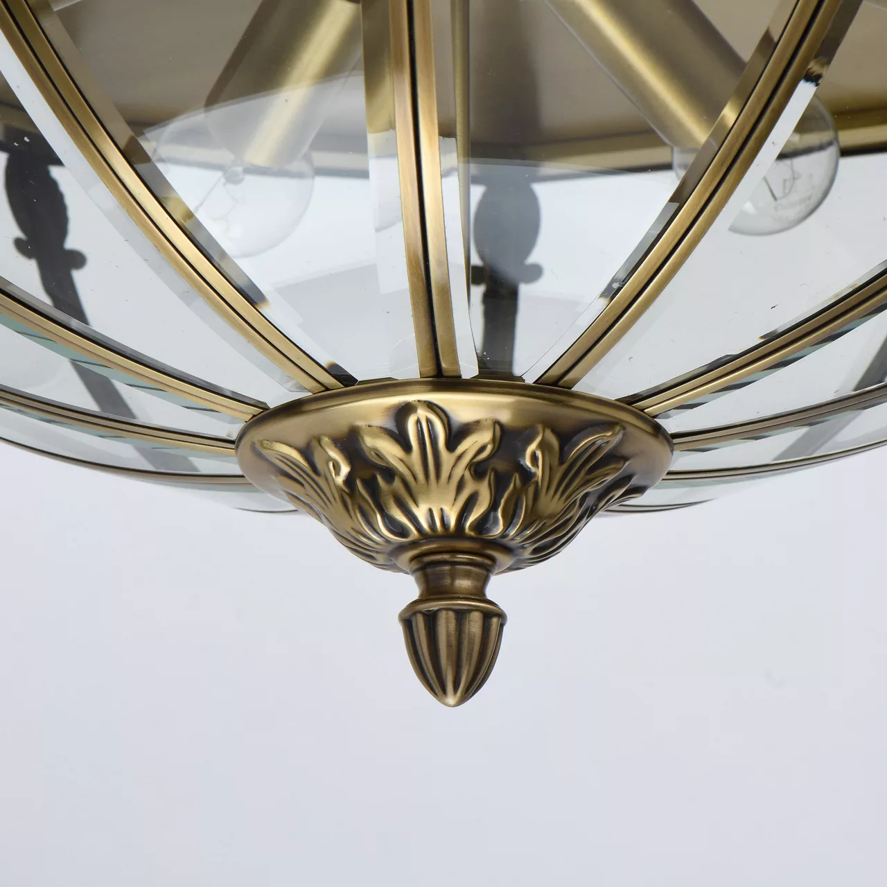 Потолочный светильник CHIARO Мидос бронзовый 802011306