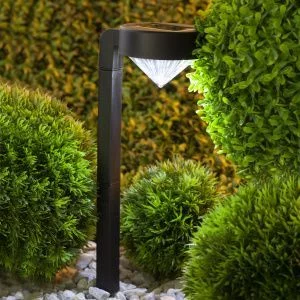 SL-PL42-DMD ЭРА Садовый светильник на солнечной батарее, пластик, черный, 42 см (24/672)