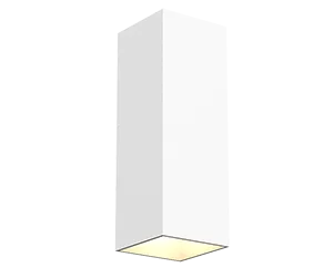 Светодиодный светильник"ВАРТОН" WL-Cube настенный10W 4000K 80х80х230 мм угол 60° IP54 RAL9010 белый муар