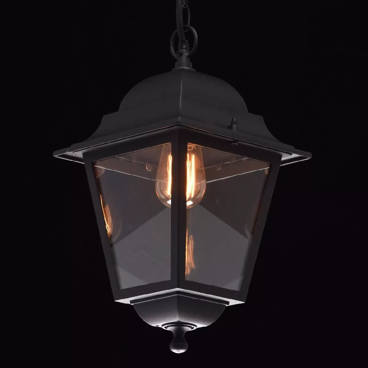 Потолочный светильник De Markt Глазго чёрный 815011001