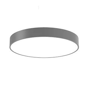 Светодиодный светильник "ВАРТОН" COSMO накладной 50 Вт 900*115мм 3000К IP20 с рассеивателем опал RAL7045 серый муар