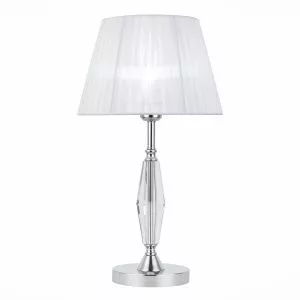 Прикроватная лампа ST-Luce Хром/Светло-серый E27 1*40W BELLO SL1756.104.01
