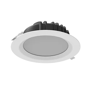 Светильник светодиодный "ВАРТОН" Downlight круглый встраиваемый 230*81 мм 40W Tunable White (2700-6500K) IP54/20 RAL9010 белый матовый диммируемый по протоколу DALI