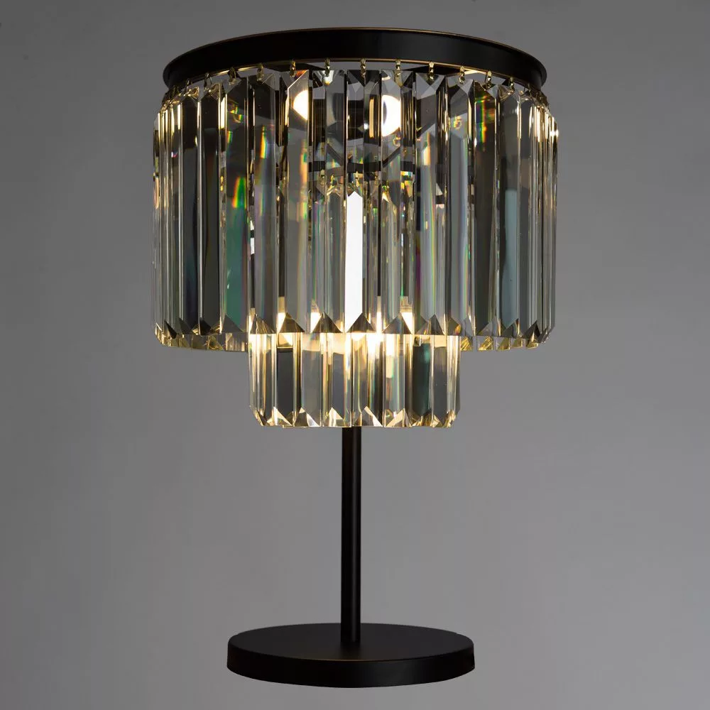 Декоративная настольная лампа Divinare NOVA Черный||Золотистый 3001/01 TL-4