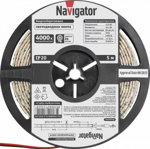 СД Лента Navigator 80 317 NLS-5050WW60-14.4-IP20-12V-Pro R5