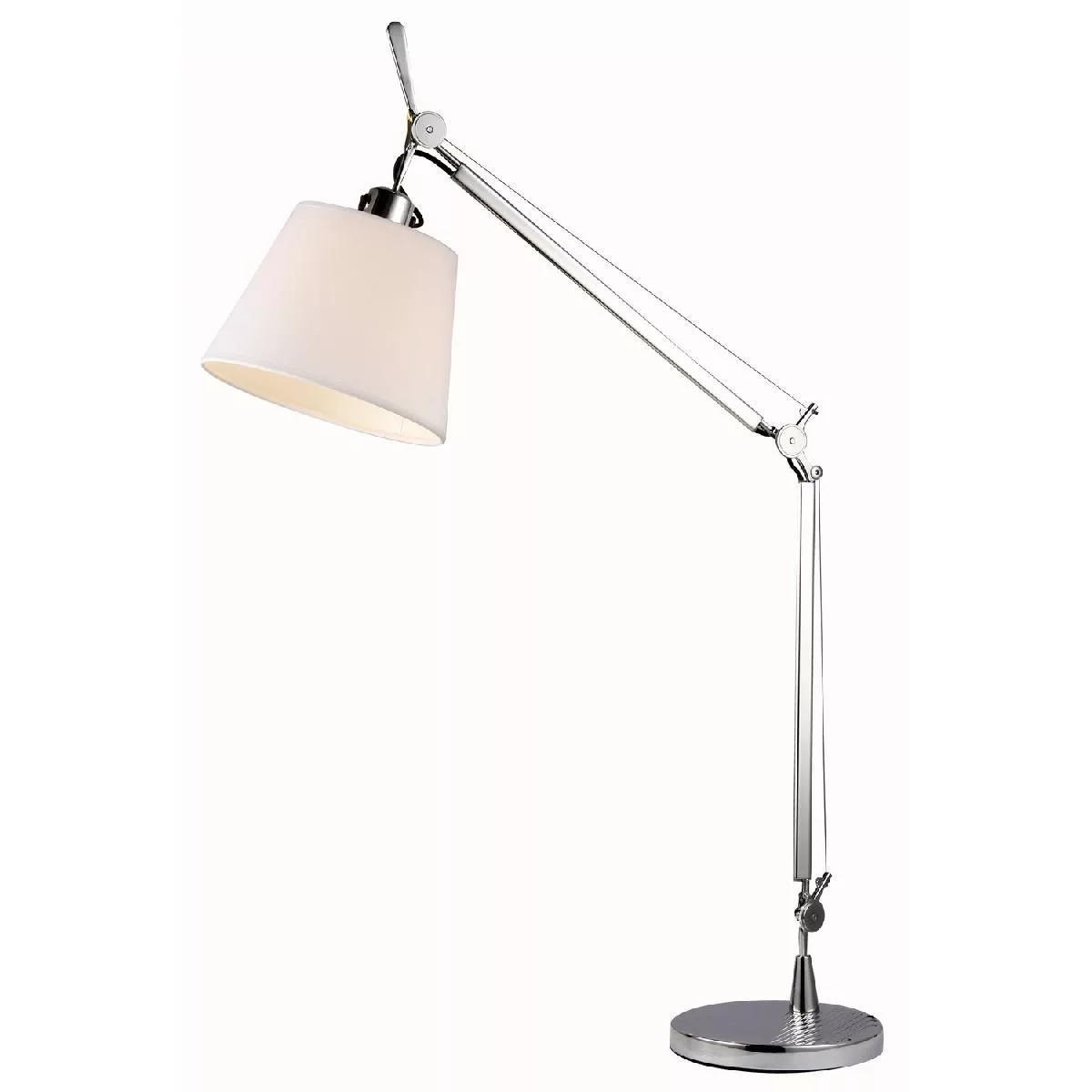 Прикроватная лампа ST-Luce Хром/Белый E27 1*40W (из 2-х коробок) REDUZION SL464.104.01