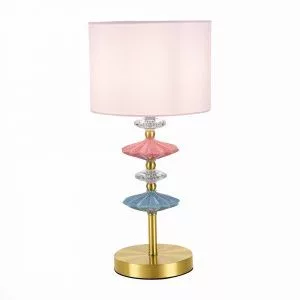 Прикроватная лампа Золотистый/Розовый E14 1*40W ATTIC SLE1117-204-01