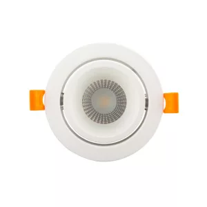 Встраиваемый светильник, IP 20, 5 Вт, LED 3000, белый, алюминий