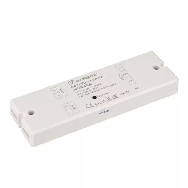 Контроллер SR-2839MIX White (12-24V, 2x5A, ПДУ)