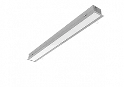 Светодиодный светильник VARTON G-line 1130х100х80 мм 18 Вт 4000 К с опаловым рассеивателем RAL7045 серый муар