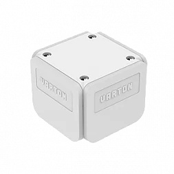 Комплект для X-соединения Mercury Mall (куб, 4 крышки) серый