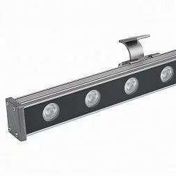 Светодиодный прожектор AR-LINE-1000S-18W-24V RGB (Grey, 30 deg, DMX512) (Arlight, Закрытый)