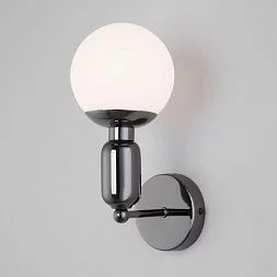 Настенный светильник со стеклянным плафоном Eurosvet черный жемчуг 50251/1