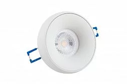 Встраиваемый светильник , IP 20, 50 Вт, GU10, белый, алюминий