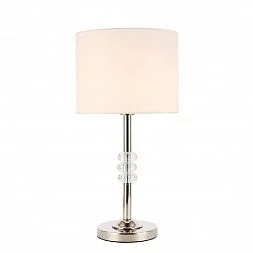 Прикроватная лампа ST-Luce Никель/Белый E27 1*60W ENITA SL1751.104.01