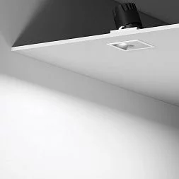 Потолочный светодиодный светильник Inline 10W 4000K белый/хром 25091/LED Elektrostandard a064614