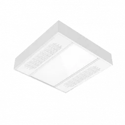 Светодиодный светильник "ВАРТОН" с UV-блоком накладной 30 Вт 600*600*127мм 5000К IP54 с опаловым рассеивателем global white bioguard матовый