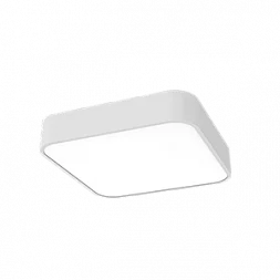 Светодиодный консольный светильник VARTON COSMO Q накладной 50 Вт 3000 К 600x600 мм RAL9003 белый муар с рассеивателем опал