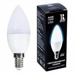 Светодиодная лампа L&B E14-6,5W-4000К-C37_lb