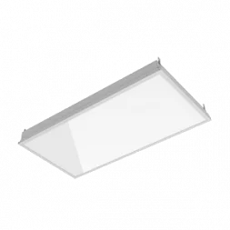 Светодиодный светильник VARTON тип кромки V-Clip® 1200x600x100 мм 50 Вт 3000 К IP54 с равномерной засветкой с рассеивателем опал DALI белый RAL9010