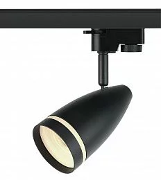 Трековый светильник однофазный ЭРА TR49 - GU10 BK под лампу GU10 матовый черный