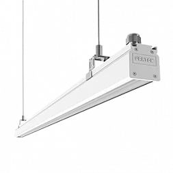 Светодиодный светильник "ВАРТОН" Mercury Mall IP54 1103x54x58 мм линза 89°x115° 32W 4000К белый RAL9003 муар