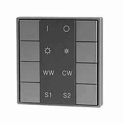 Кнопочная панель (1 группа), ССТ контроль, металлический корпус, серый DA-SW-TW-PG