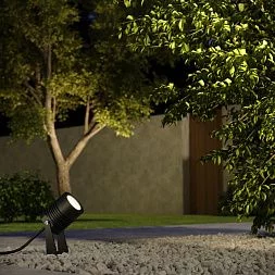 Светильник садово-парковый со светодиодами Landscape LED Elektrostandard черный 043 FL LED