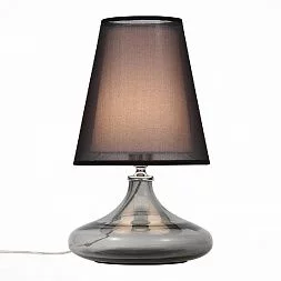 Прикроватная лампа ST-Luce Хром, Дымчатый/Черный, Белый E27 1*60W AMPOLLA SL974.404.01