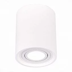 Светильник потолочный Белый GU10 1*50W IP20 D100xH120 180-240V Без ламп Накладные светильники ST156.502.01