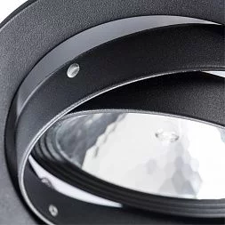 Точечный встраиваемый светильник Arte Lamp APUS Черный A6664PL-1BK