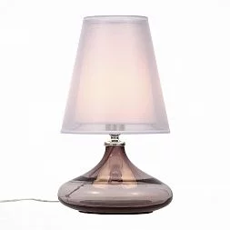 Прикроватная лампа ST-Luce Хром, Розовый/Белый E27 1*60W AMPOLLA SL974.604.01