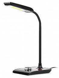 Настольный светильник ЭРА NLED-473-10W-BK светодиодный черный с деревом