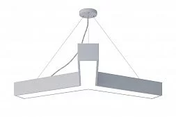 Светильник LED ЭРА Geometria SPO-143-W-40K-056 Igrek 56Вт 4000К 3700Лм IP40 900*900*80 белый подвесной