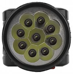 Фонарь налобный светодиодный Трофи TG9 аккумуляторный мощный яркий 2 режима черный