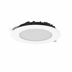Cветильник светодиодный "ВАРТОН" DL-SLIM круглый встраиваемый 221*38мм 30W 6500K IP44 монтажный диаметр 195 мм DALI
