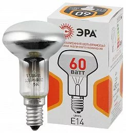 Лампочка ЭРА R50 60Вт Е14 / E14 230В рефлектор