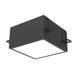 Светодиодный светильник VARTON DL-Grill для потолка Грильято 150х150 мм встраиваемый 15 Вт 4000 К 136х136х75 мм IP40 RAL9005 черный муар диммируемый по протоколу DALI