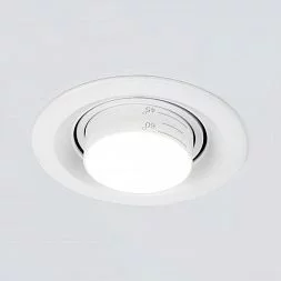 Встраиваемый светодиодный светильник с регулировкой угла освещения Zoom 10W 4200K белый 9919 LED Elektrostandard a052459