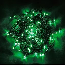 Светодиодная гирлянда Feron CL06 линейная 20м + 1.5м 230V зеленый, c питанием от сети, с контроллером, зеленый шнур