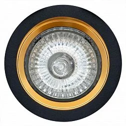 Точечный встраиваемый светильник Arte Lamp CAPH Черный A2165PL-1BK